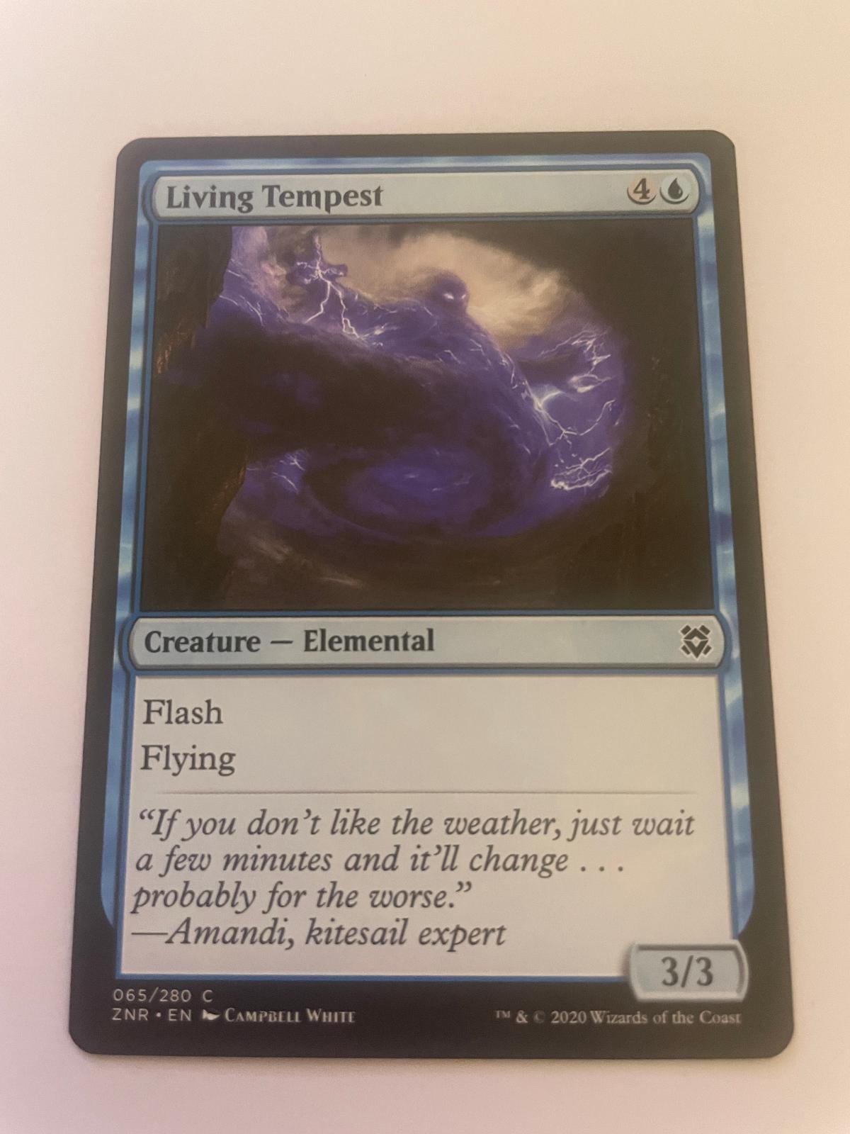 Living Tempest 65 Common Zendikar Rising Magic: The Gathering Near Mint