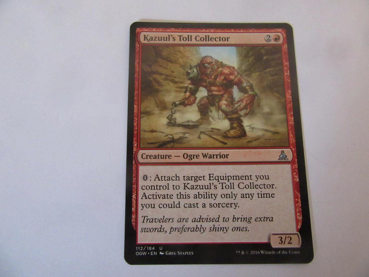 Kazuul's Toll Collector 112 Oath of the Gatewatch NM