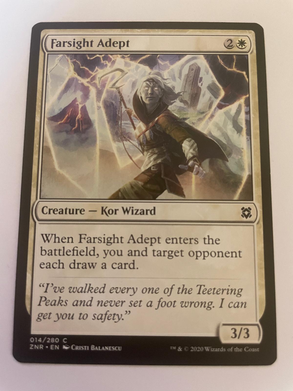 Farsight Adept 14 Common Zendikar Rising Magic: The Gathering Near Mint