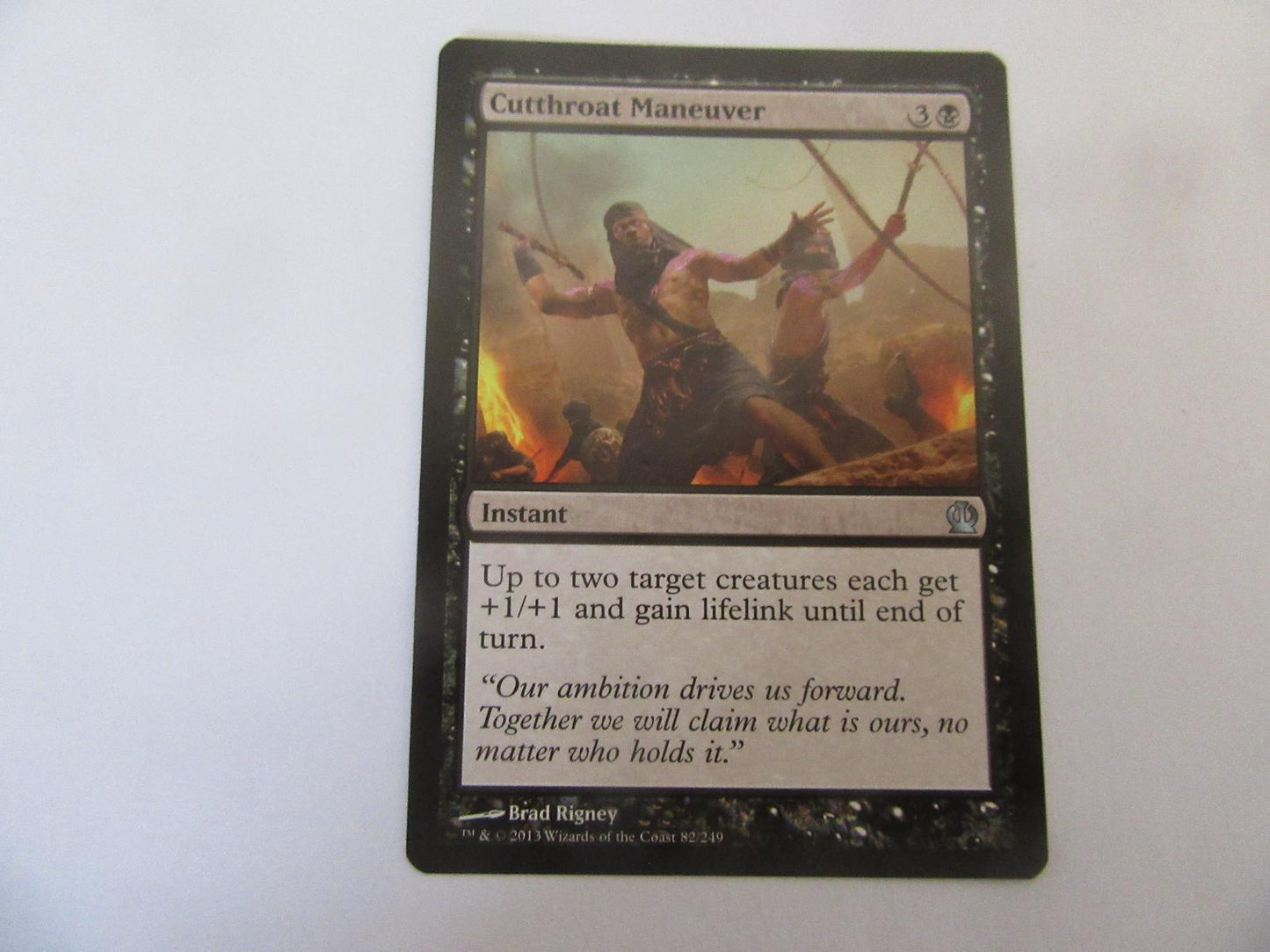 Cutthroat Maneuver 82 Theros NM