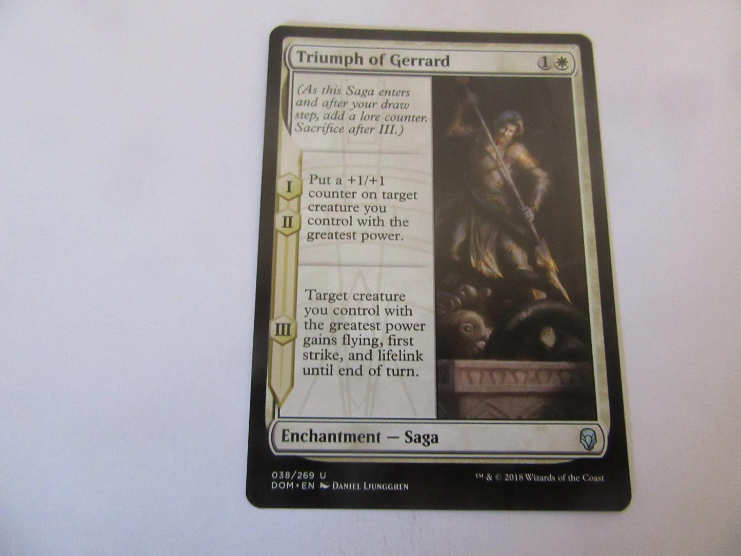 Triumph of Gerrard 38 Dominaria NM