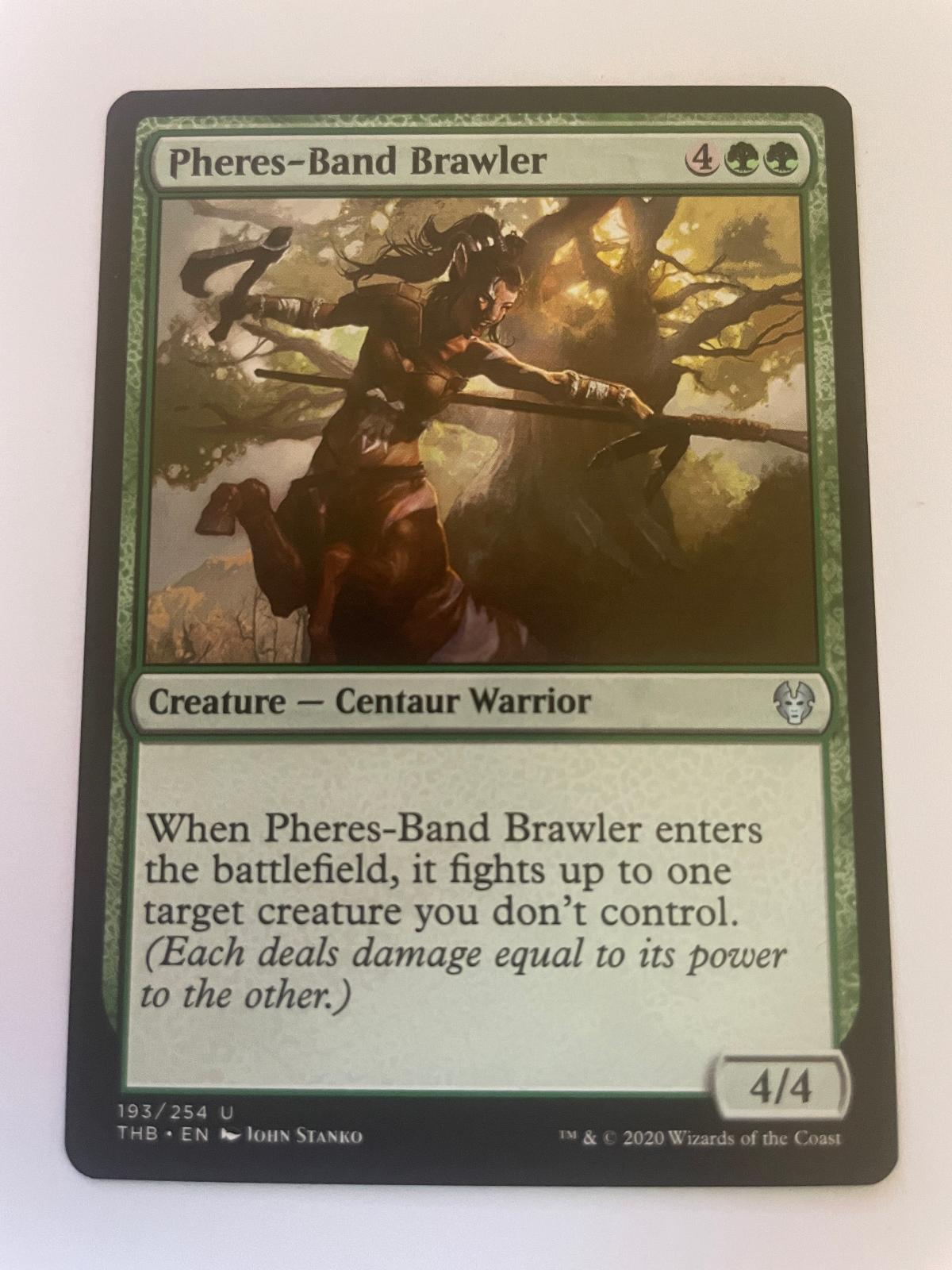 Pheres-Band Brawler 193 Uncommon Theros Beyond Death Magic: The Gathering NM