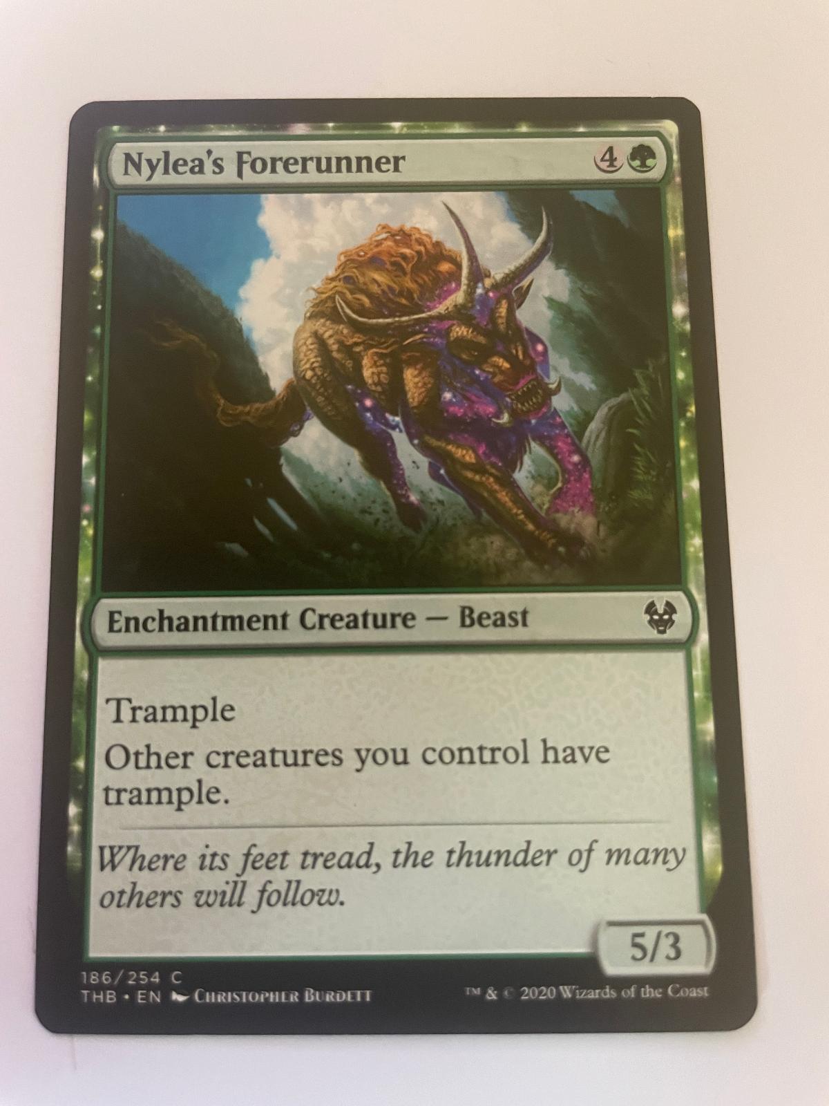 Nylea's Forerunner 186 Common Theros Beyond Death Magic: The Gathering Near Mint
