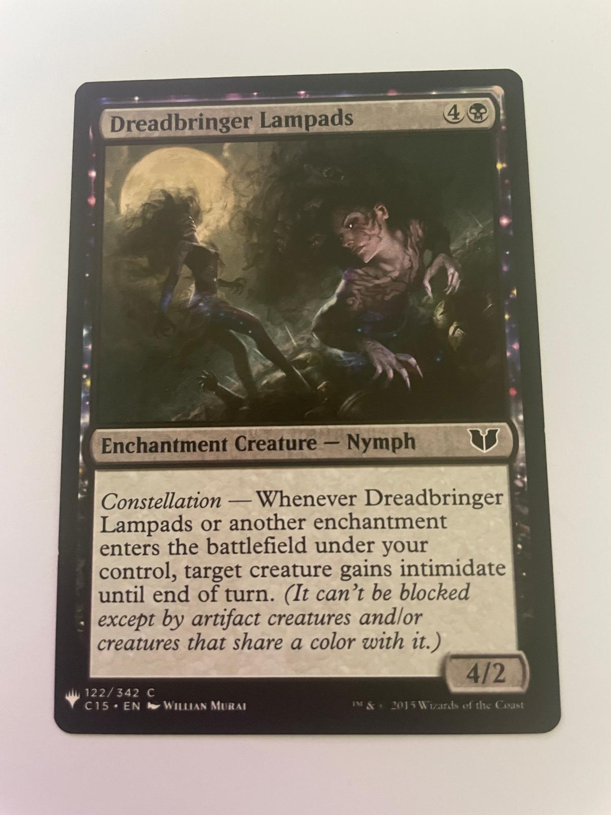 Dreadbringer Lampads 122 Common Commander 2015 Magic: The Gathering Near Mint