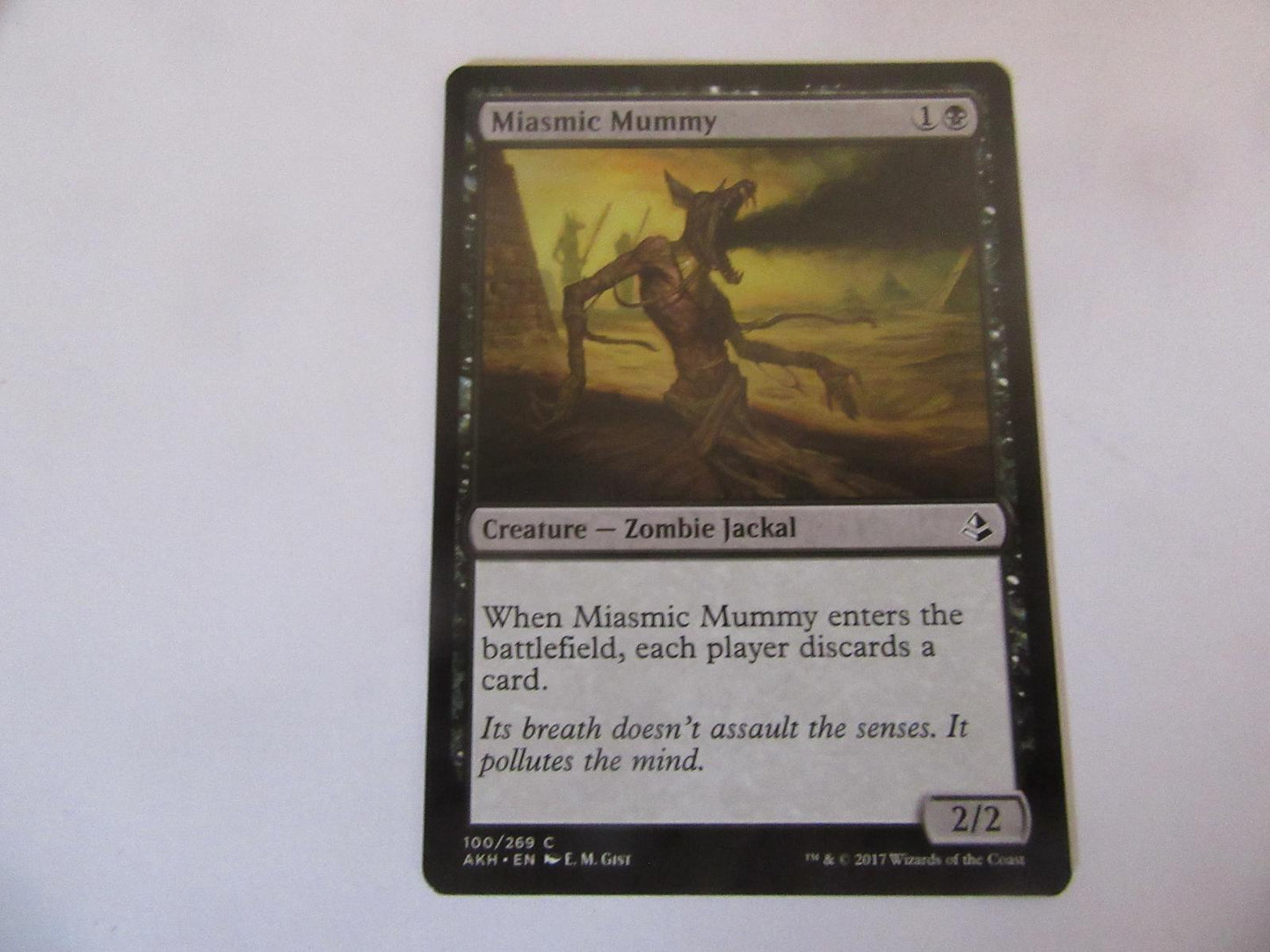 Miasmic Mummy 100 Amonkhet NM