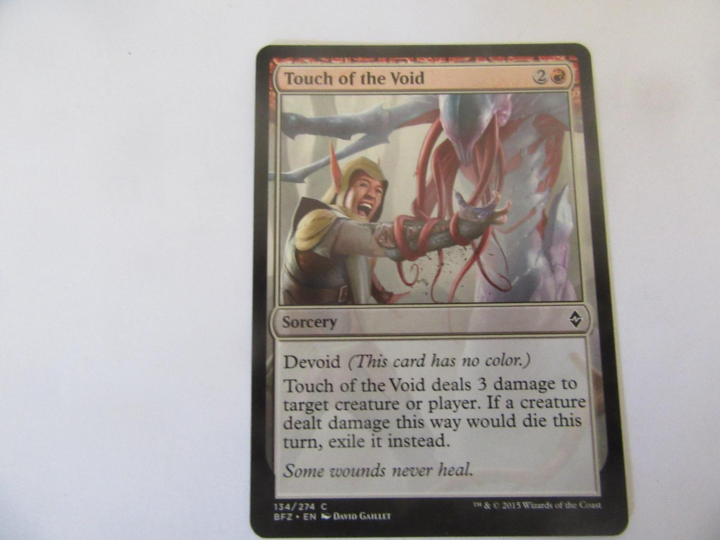 Touch of the Void 134 Battle for Zendikar NM