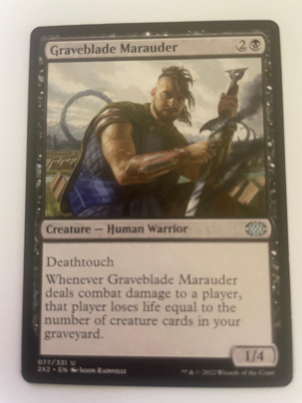Graveblade Marauder 77 Uncommon Double Masters 2022 Magic: The Gathering NM