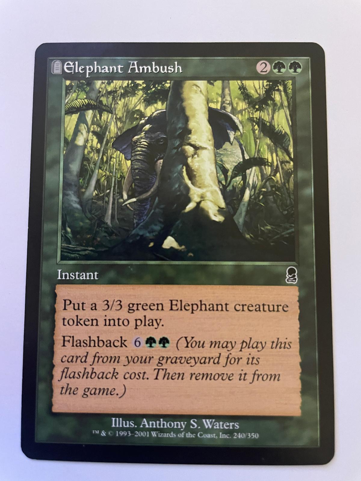 Elephant Ambush 240 Common Odyssey Magic: The Gathering Near Mint