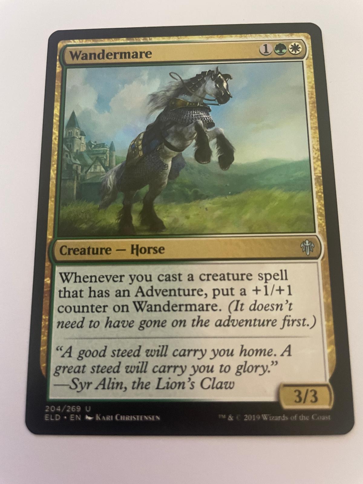 Wandermare 204 Uncommon Throne of Eldraine Magic: The Gathering Near Mint