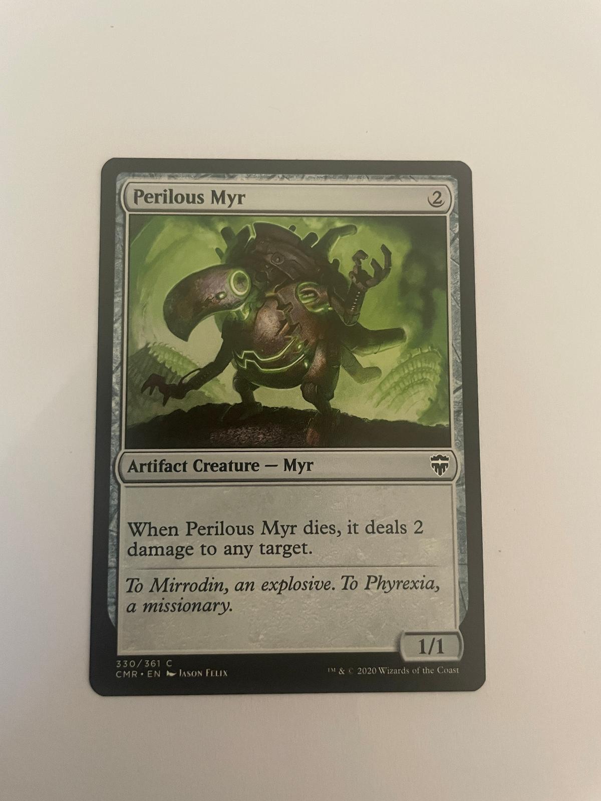 Perilous Myr 330 Commander Legends CMR NM