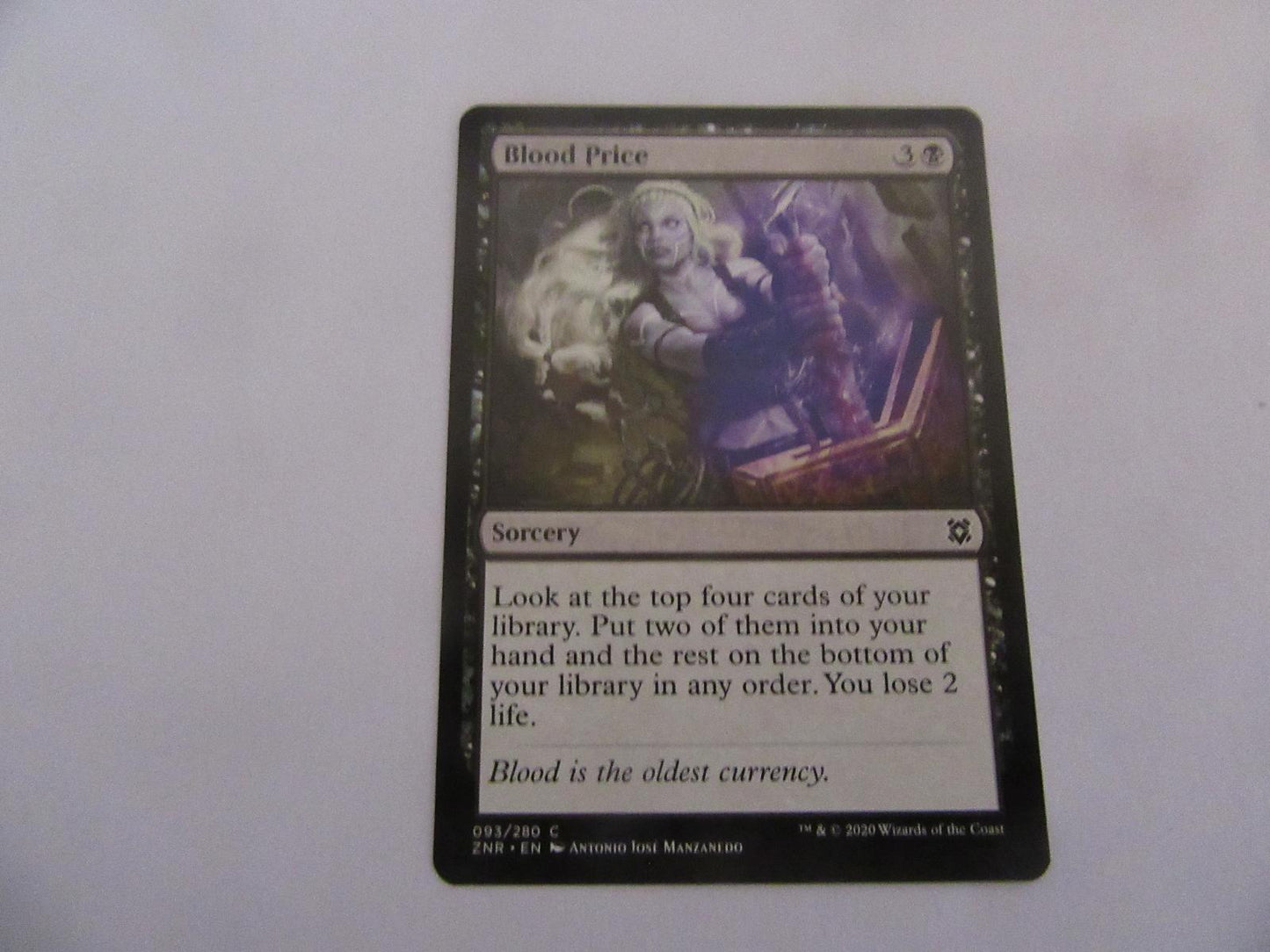 Blood Price 93 Zendikar Rising NM