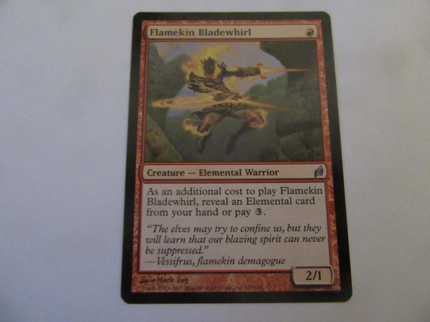 Flamekin Bladewhirl 165 Lorwyn NM