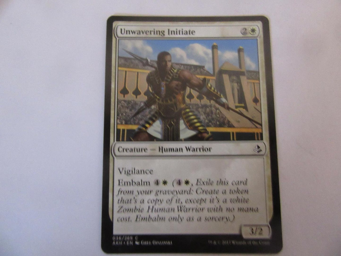 Unwavering Initiate 36 Amonkhet NM