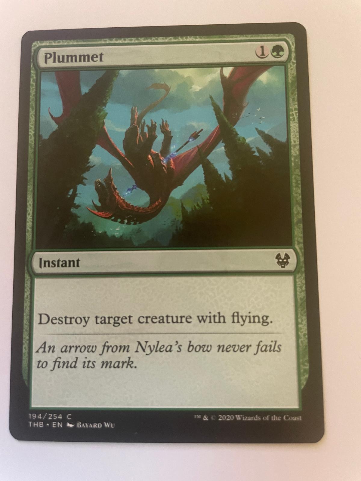 Plummet 194 Common Theros Beyond Death Magic: The Gathering Near Mint