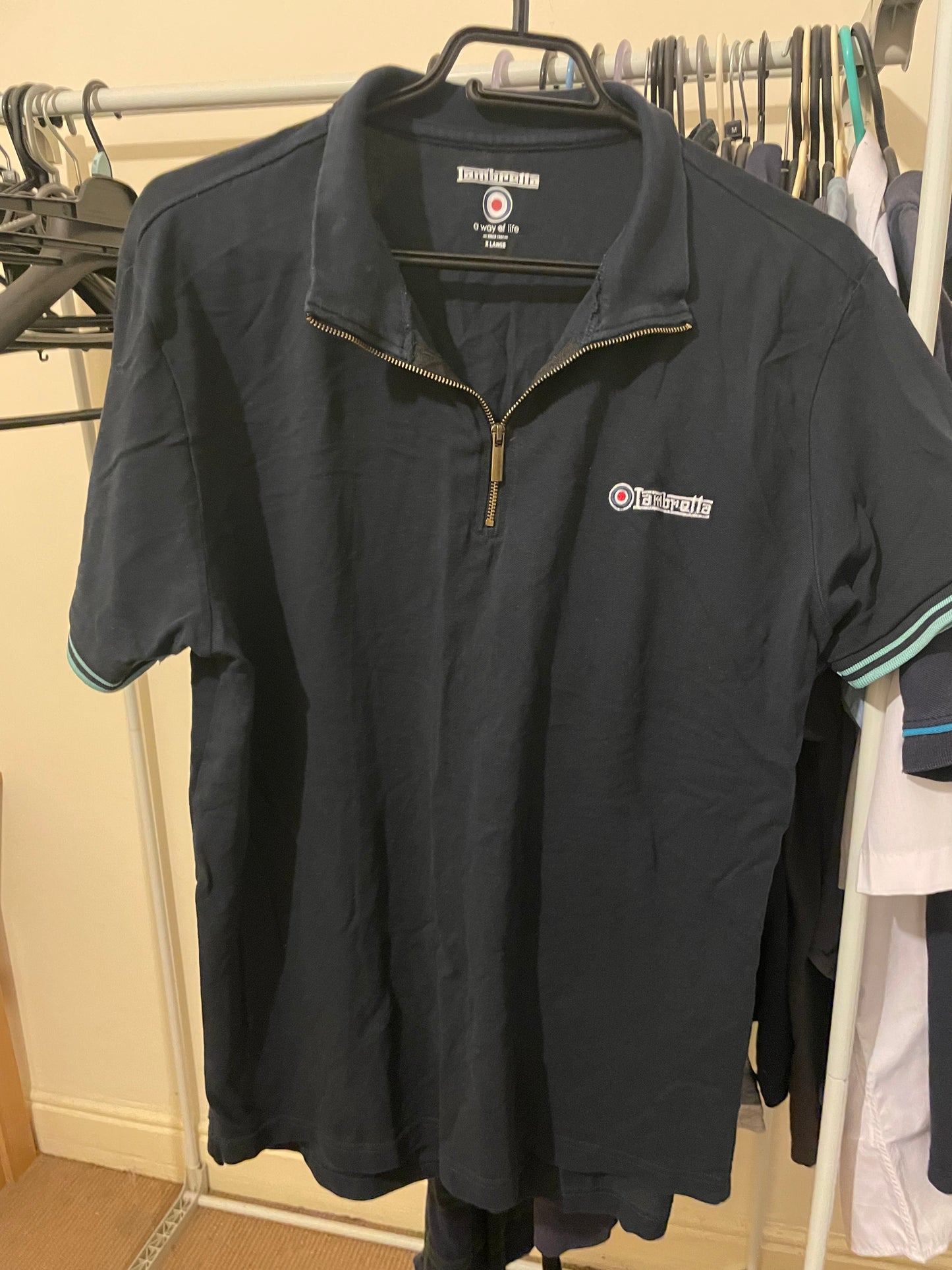 LAMBRETTA ZIP UP TOP XL