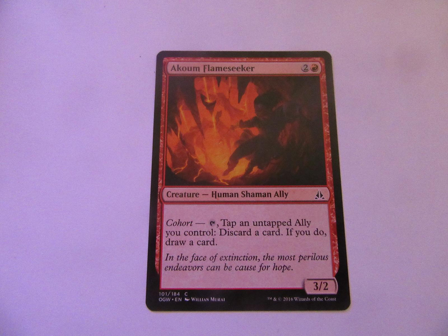 Akoum Flameseeker 101 Oath of the Gatewatch NM