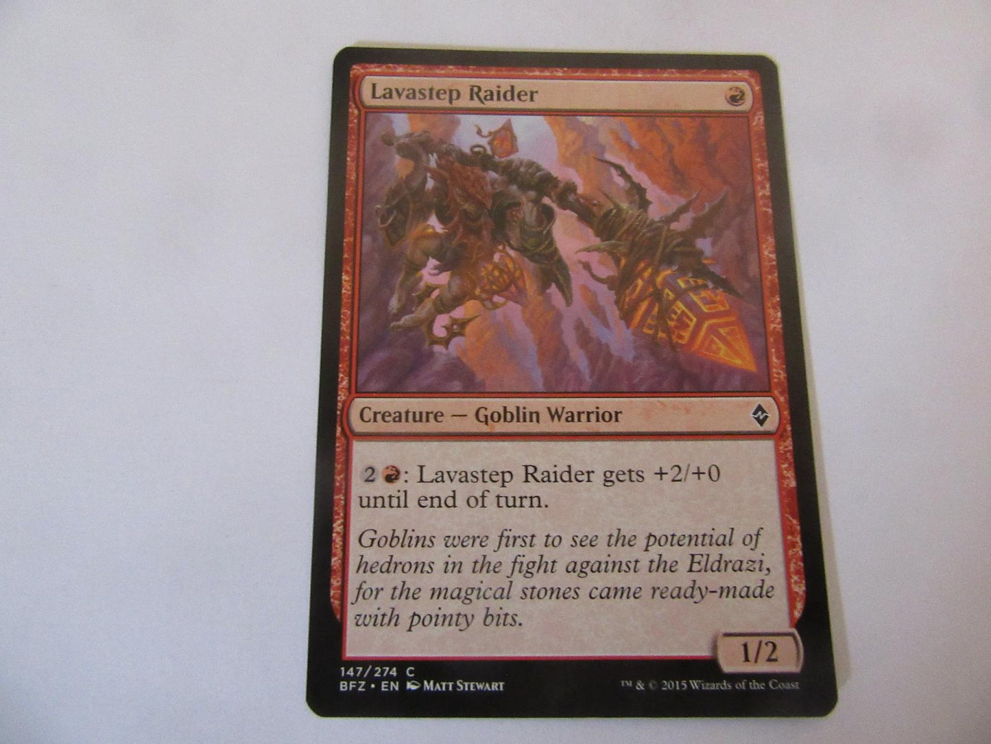 Lavastep Raider 147 Battle for Zendikar NM