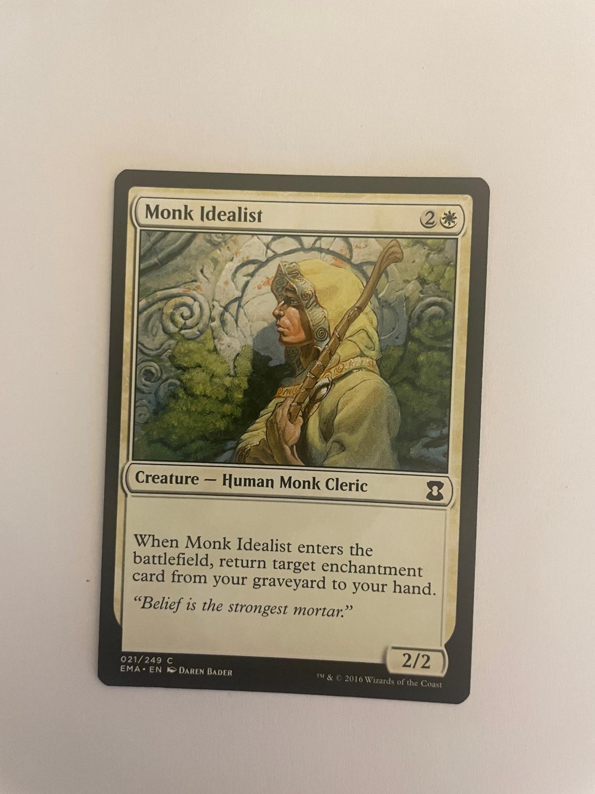 Monk Idealist 21 Eternal Masters EMA NM