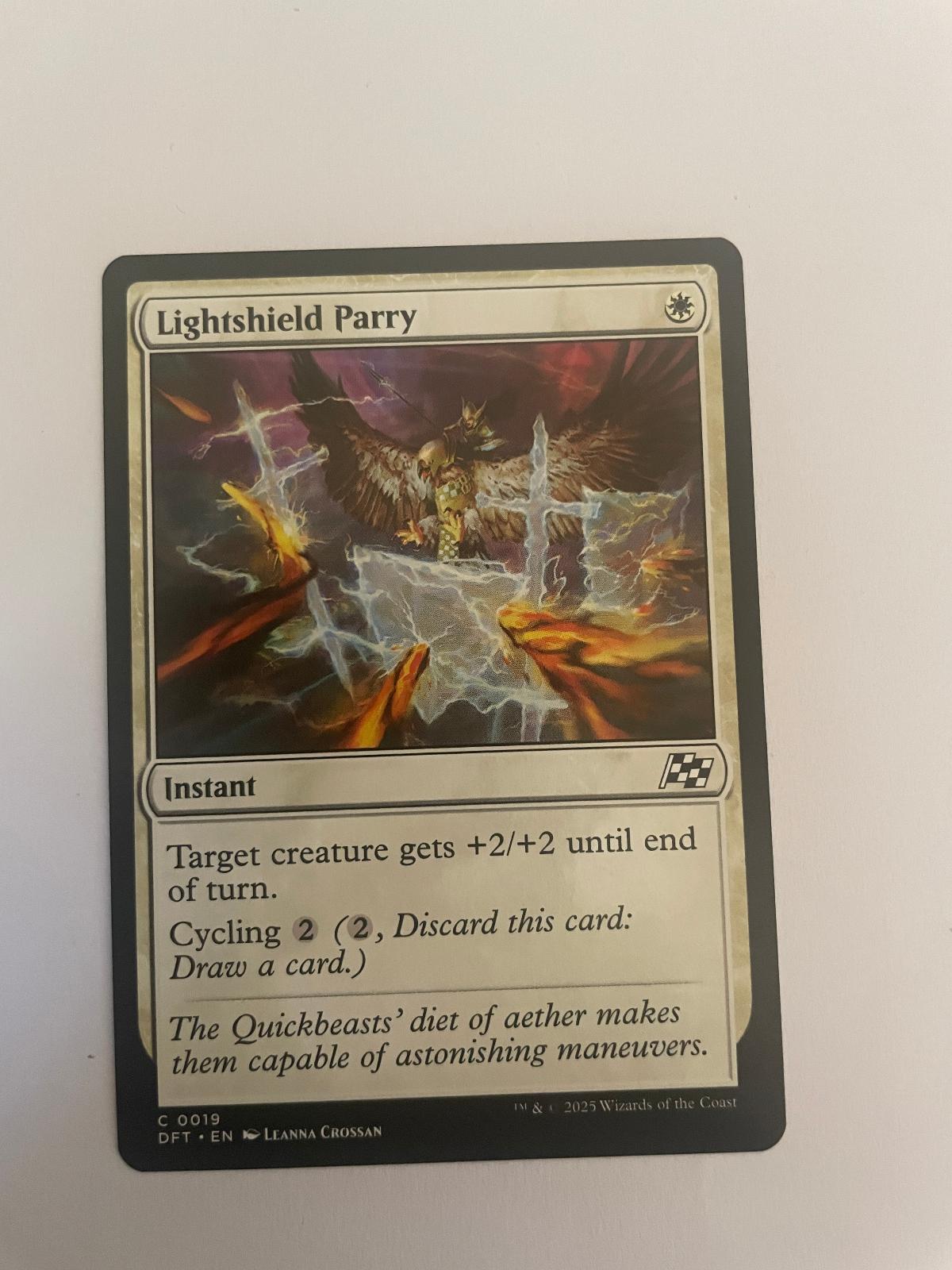 Lightshield Parry 19 Aetherdrift DFT NM