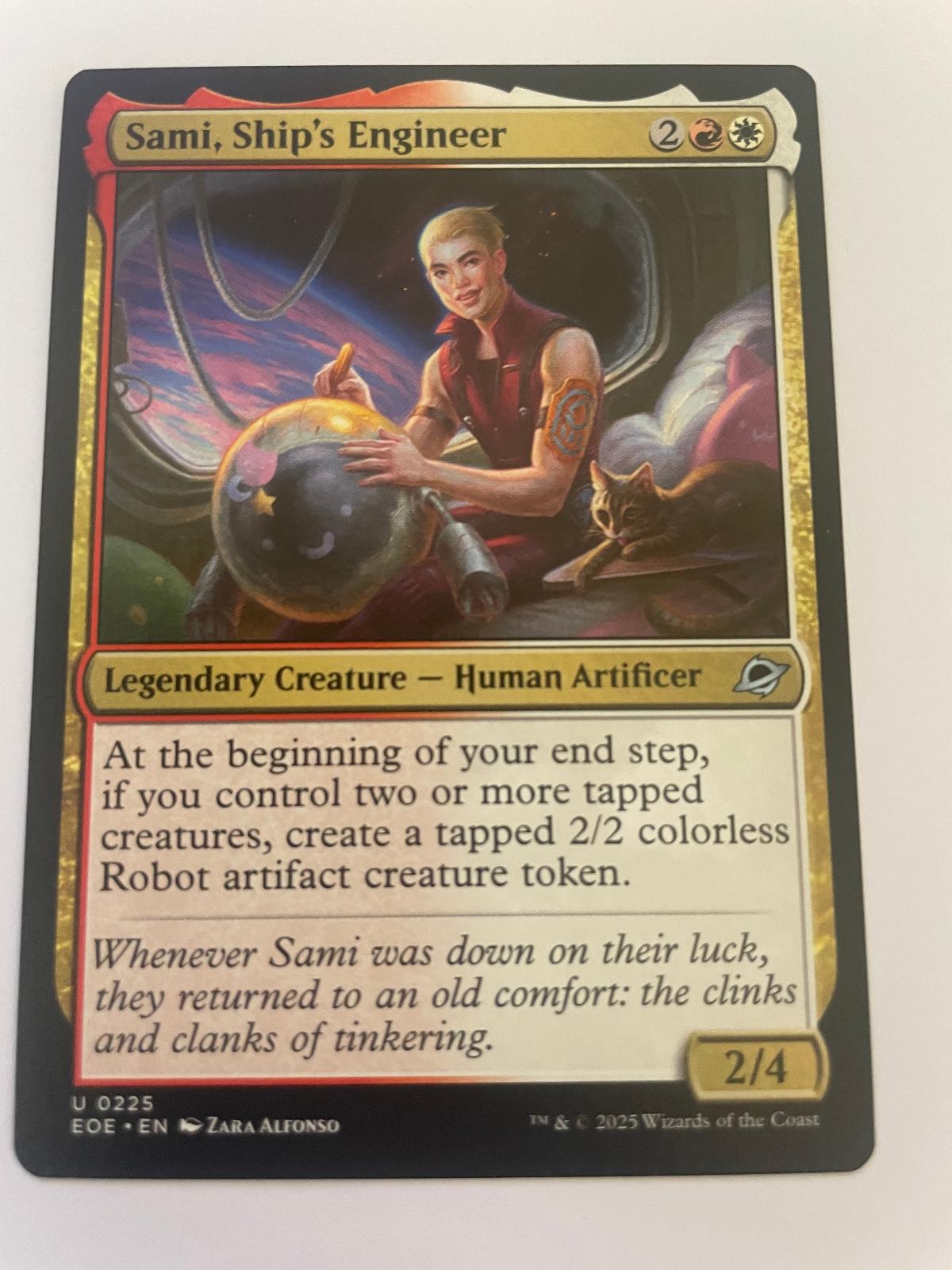 Sami, Ship's Engineer 225 Uncommon Edge of Eternities Magic: The Gathering NM