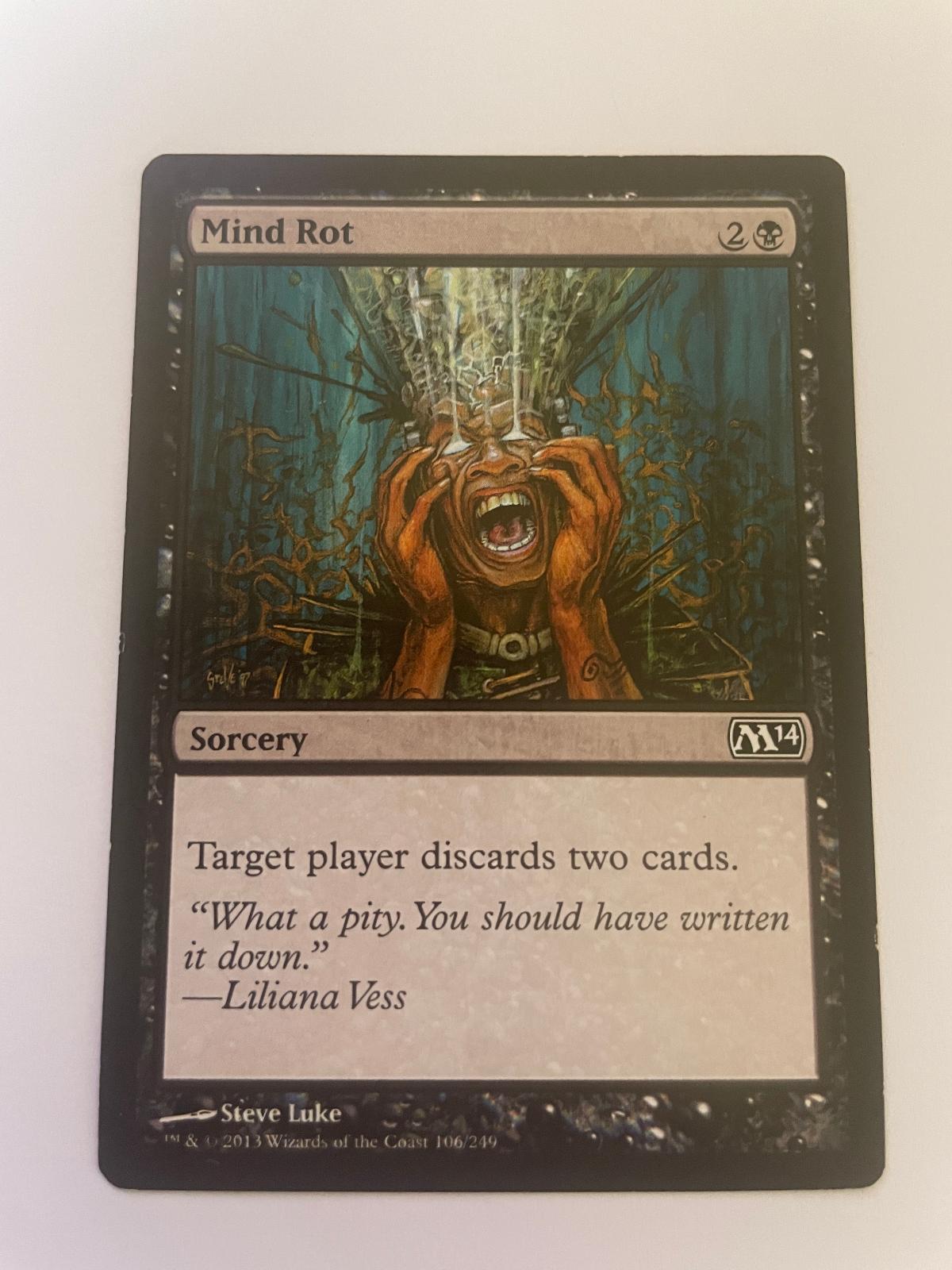 Mind Rot 106 Common Magic 2014 (M14) Magic: The Gathering Near Mint