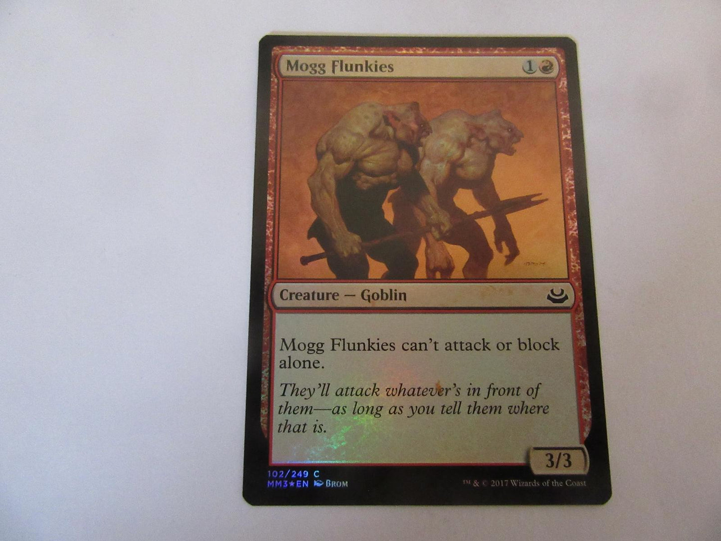 Mogg Flunkies 102 Modern Masters 2017 NM