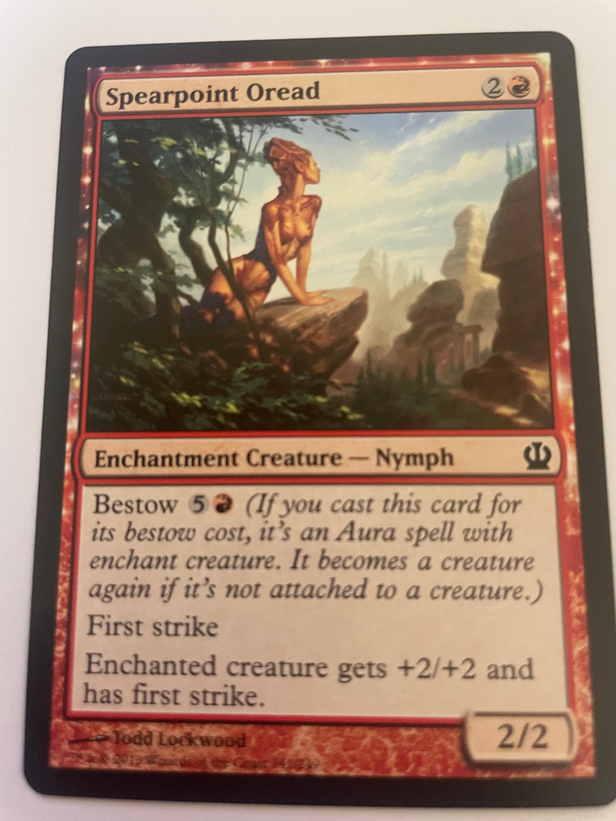 Spearpoint Oread 141 Common Theros Magic: The Gathering Near Mint