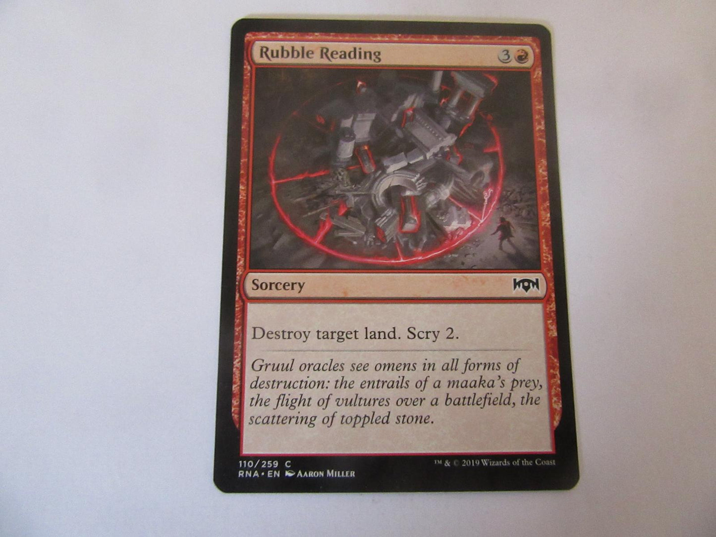 Rubble Reading 110 Ravnica Allegiance NM