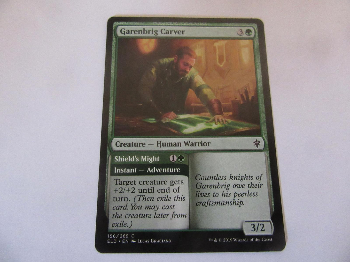 Garenbrig Carver 156 Throne of Eldraine NM