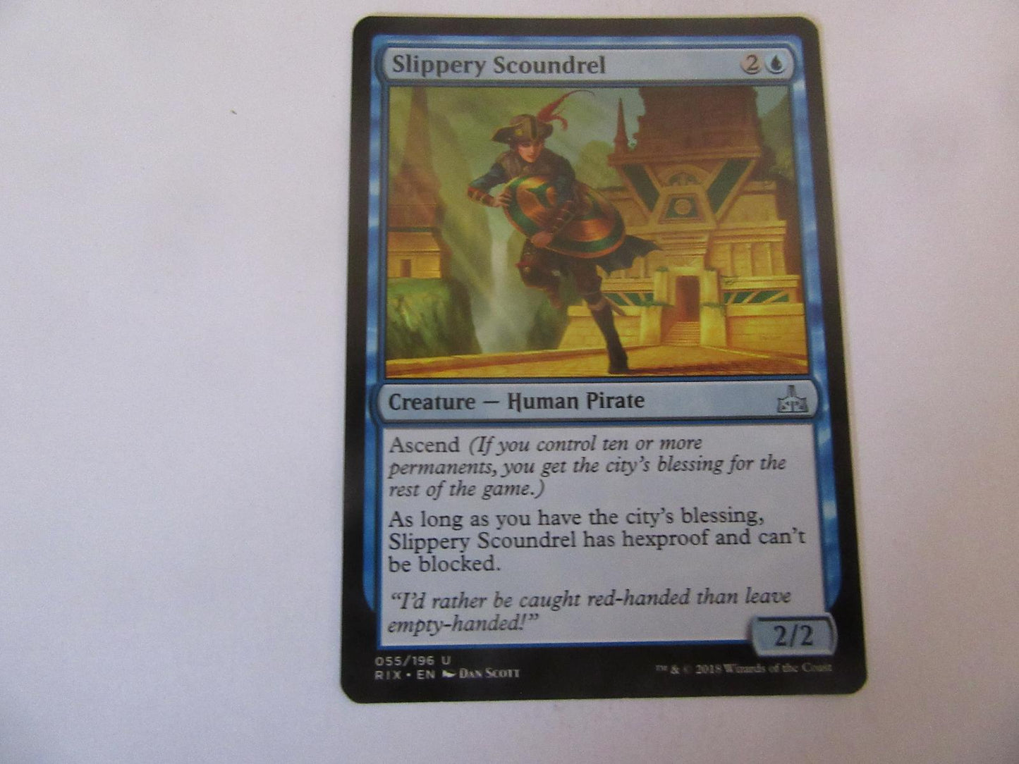 Slippery Scoundrel 55 Rivals of Ixalan NM