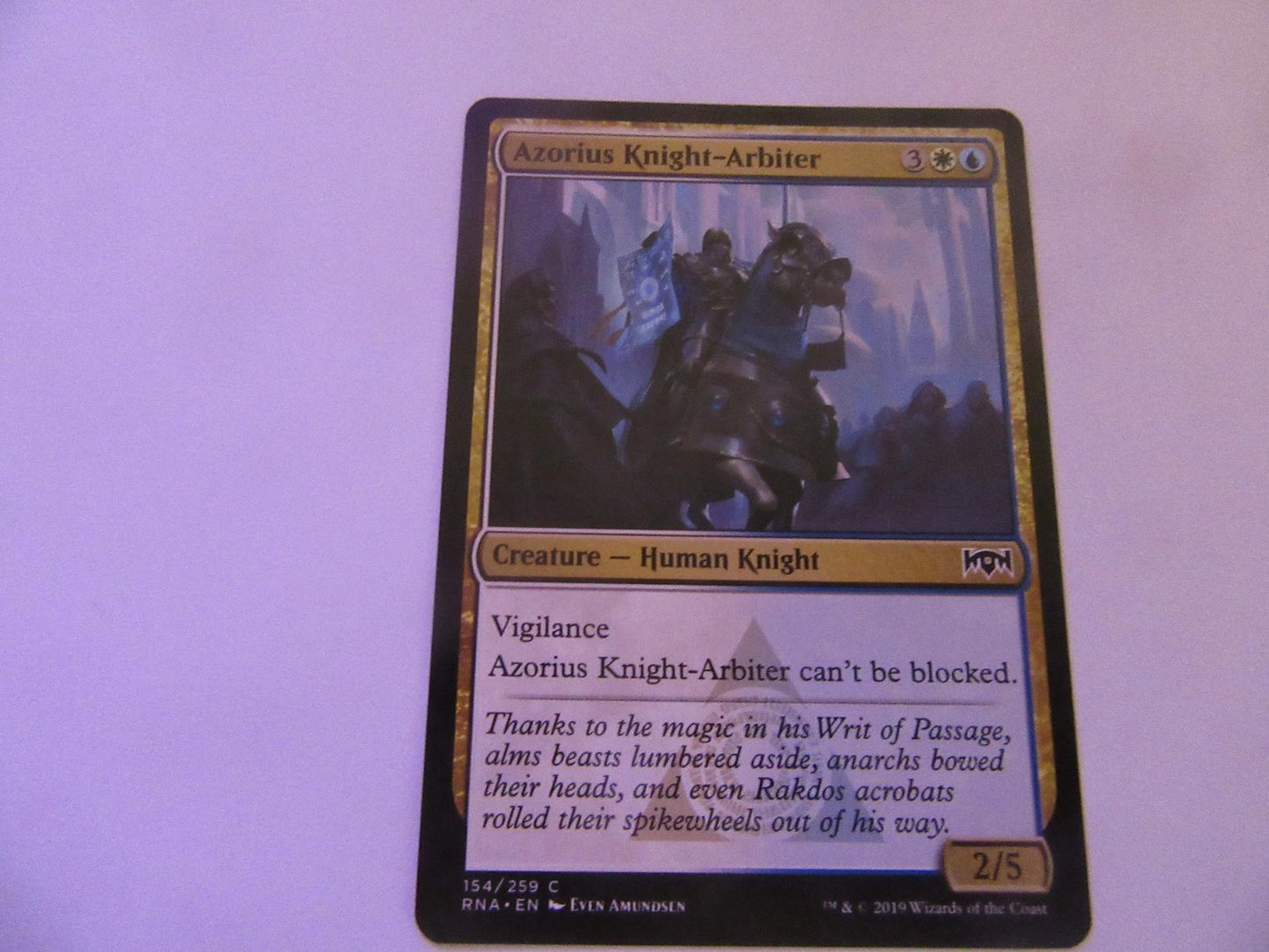 Azorius Knight-Arbiter 154 Ravnica Allegiance NM