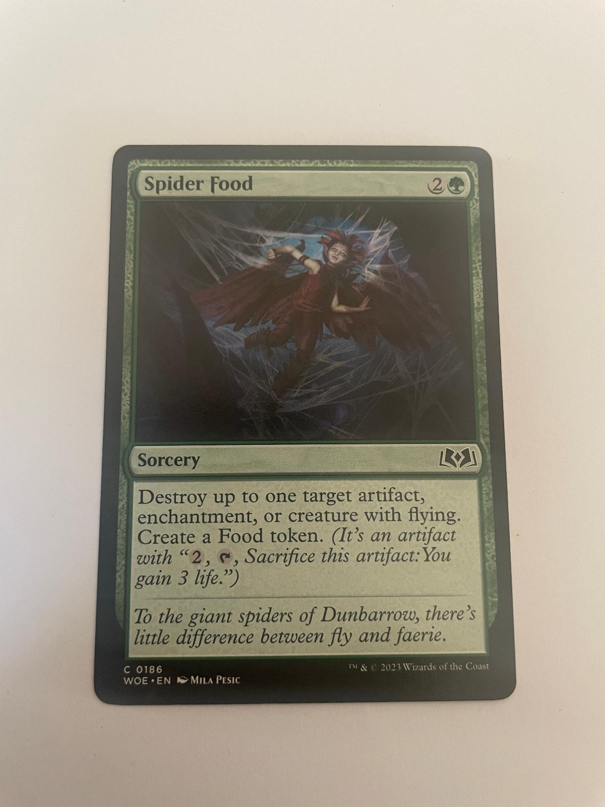 Spider Food 186 Wilds of Eldraine WOE NM