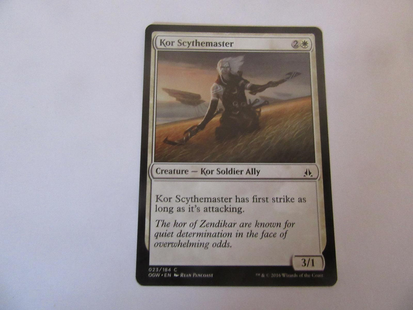 Kor Scythemaster 23 Oath of the Gatewatch NM