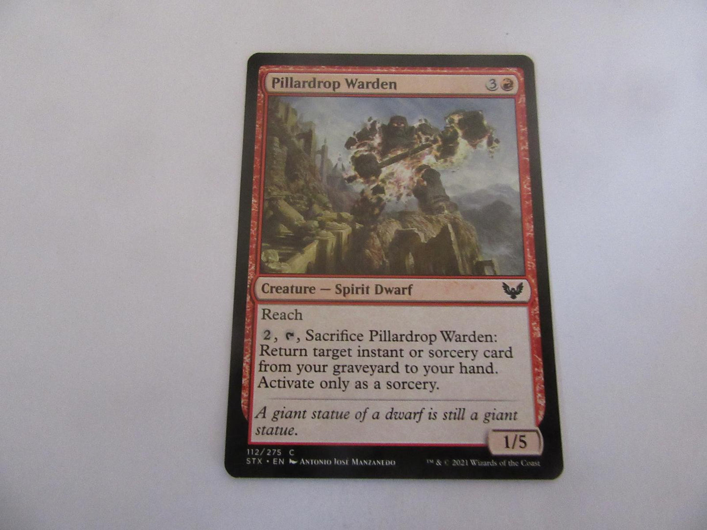 Pillardrop Warden 112 Strixhaven: School of Mages NM