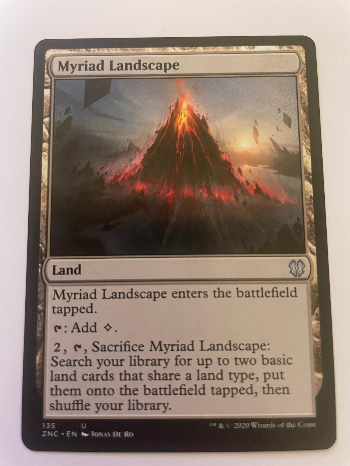 Myriad Landscape 135 Uncommon Commander: Zendikar Rising Magic: The Gathering NM