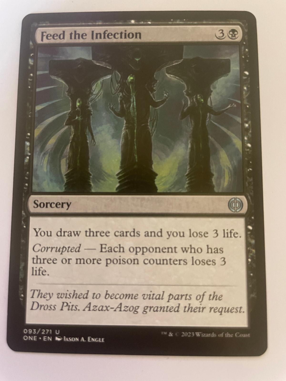 Feed the Infection 93 Uncommon Phyrexia: All Will Be One Magic: The Gathering NM