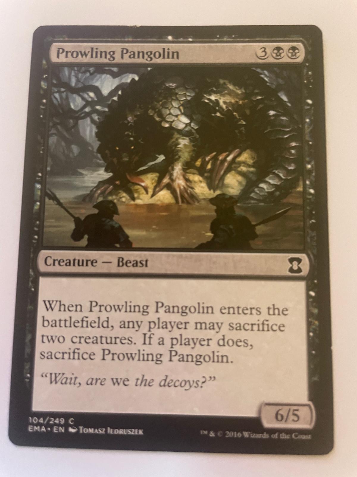 Prowling Pangolin 104 Common Eternal Masters Magic: The Gathering Near Mint