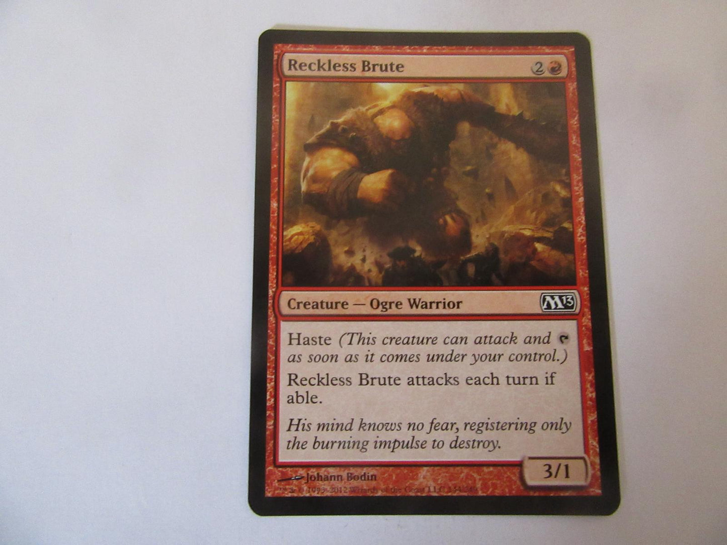 Reckless Brute 144 Magic 2013 (M13) NM