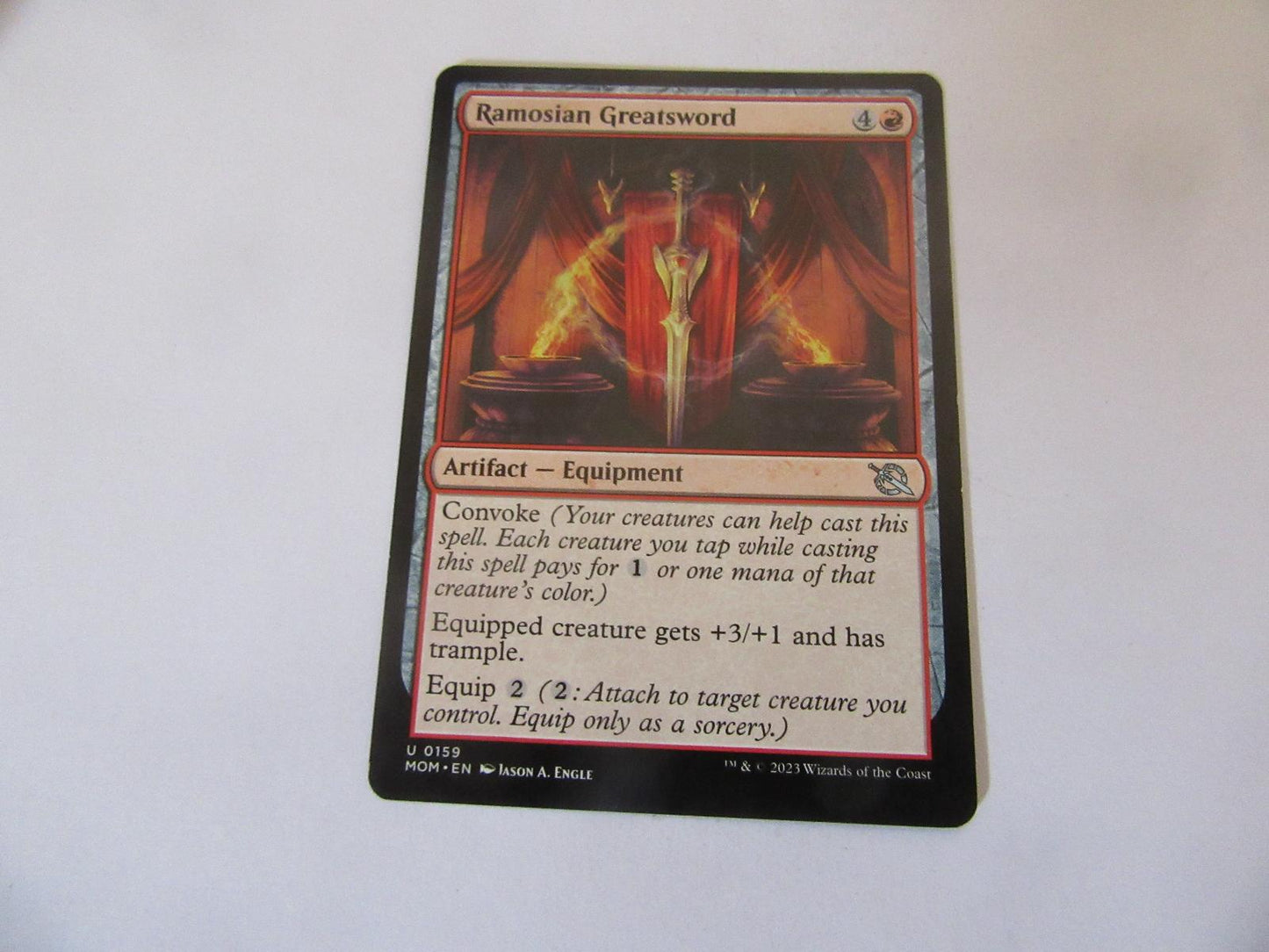 Ramosian Greatsword 159 March of the Machine NM
