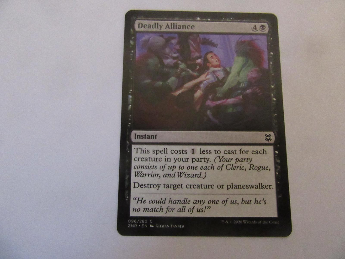 Deadly Alliance 96 Zendikar Rising NM
