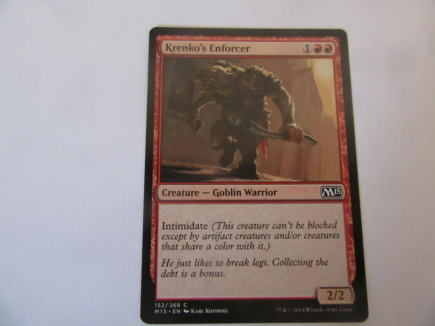 Krenko's Enforcer 152 Magic 2015 (M15) NM
