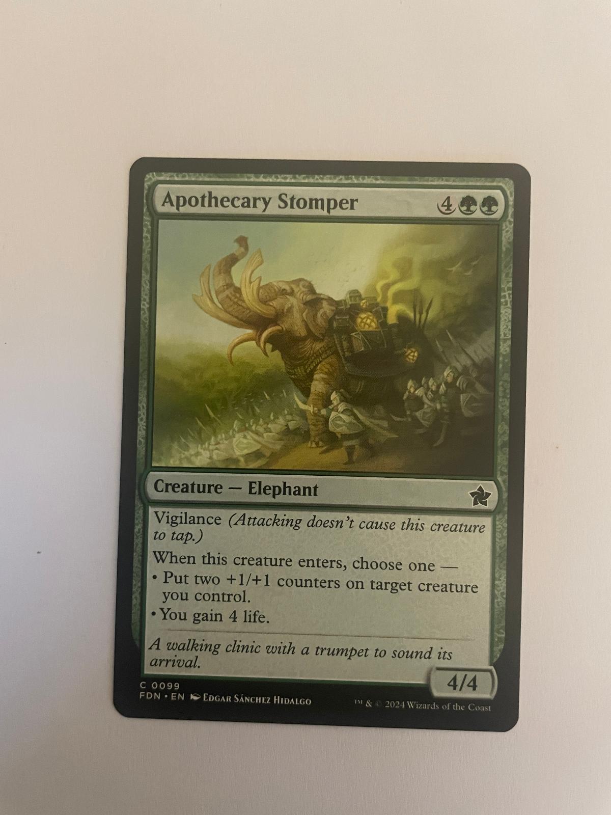 Apothecary Stomper 99 Foundations FDN NM