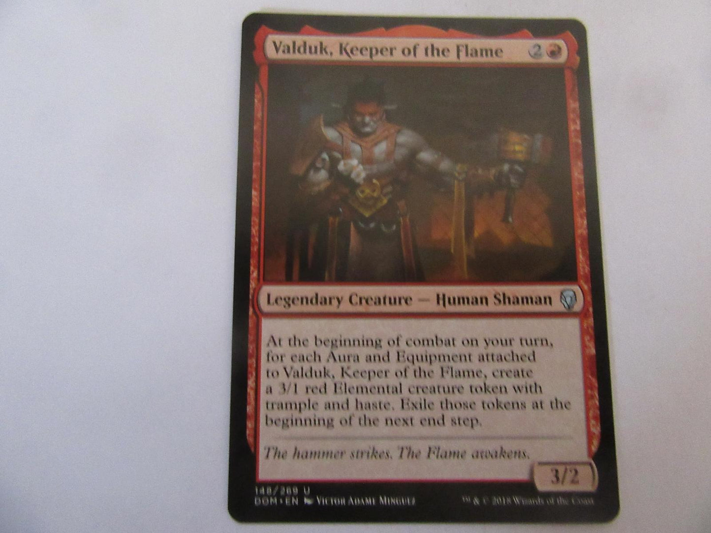 Valduk, Keeper of the Flame 148 Dominaria NM