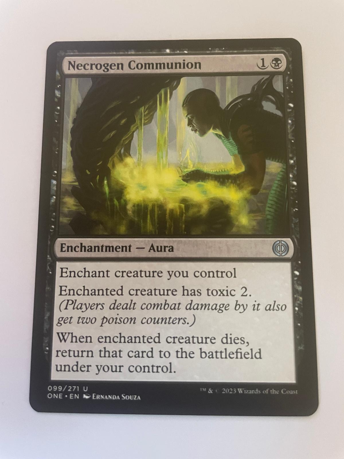 Necrogen Communion 99 Uncommon Phyrexia: All Will Be One Magic: The Gathering NM