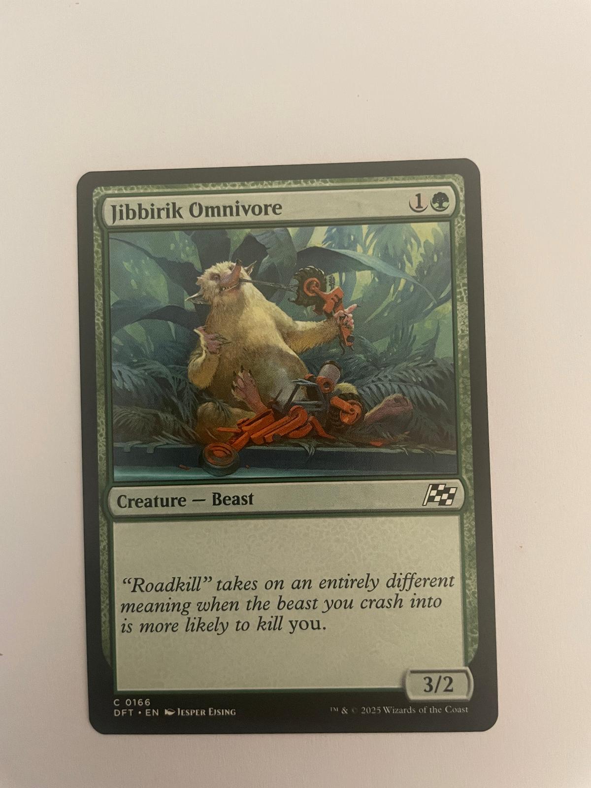 Jibbirik Omnivore 166 Aetherdrift DFT NM