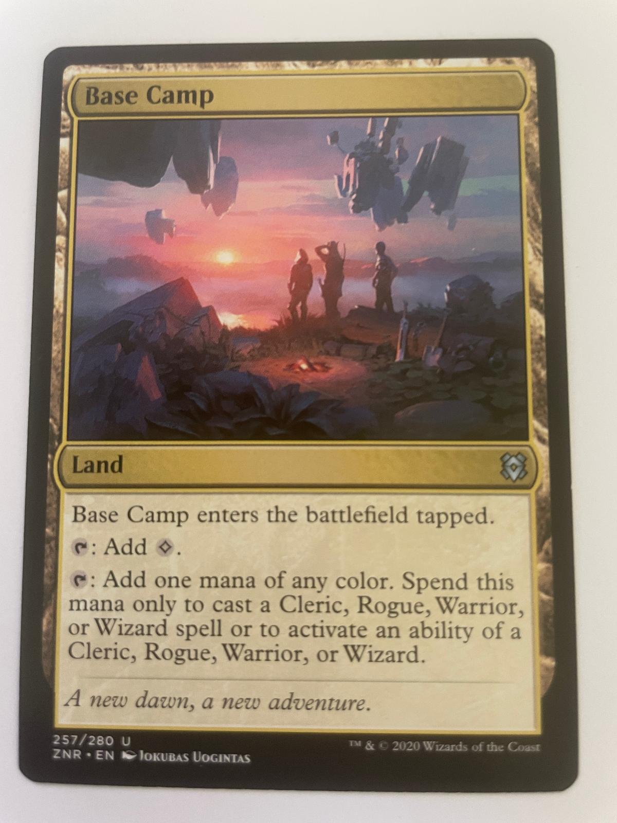 Base Camp 257 Uncommon Zendikar Rising Magic: The Gathering Near Mint