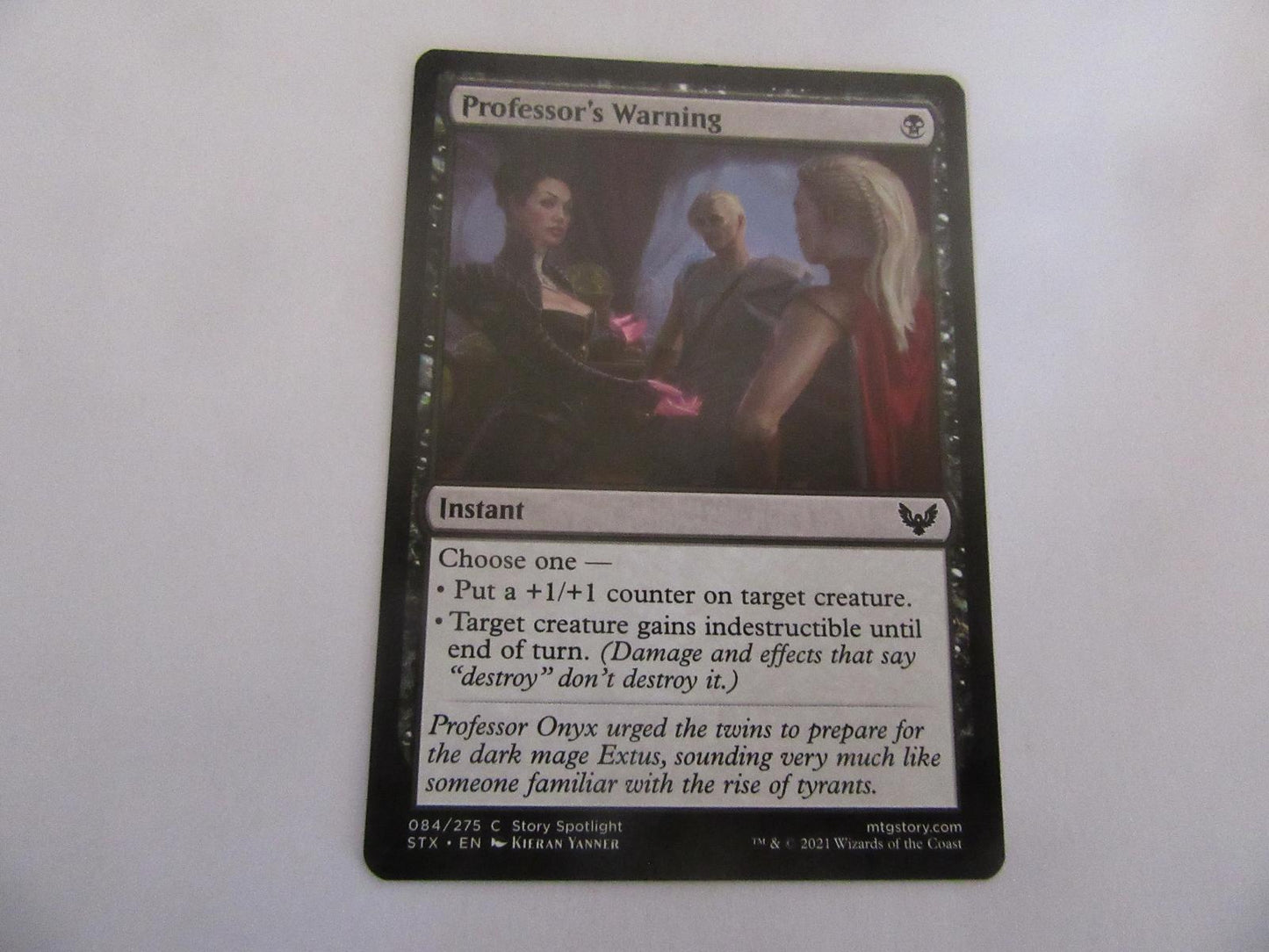 Professor's Warning 84 Strixhaven: School of Mages NM
