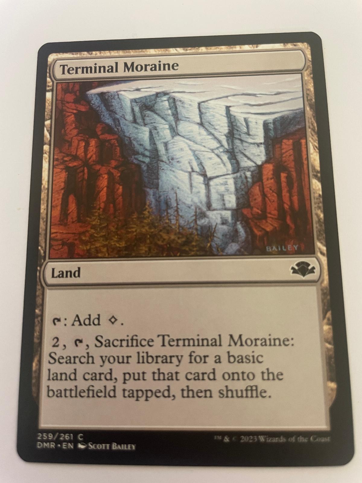 Terminal Moraine 259 Common Dominaria Remastered Magic: The Gathering Near Mint