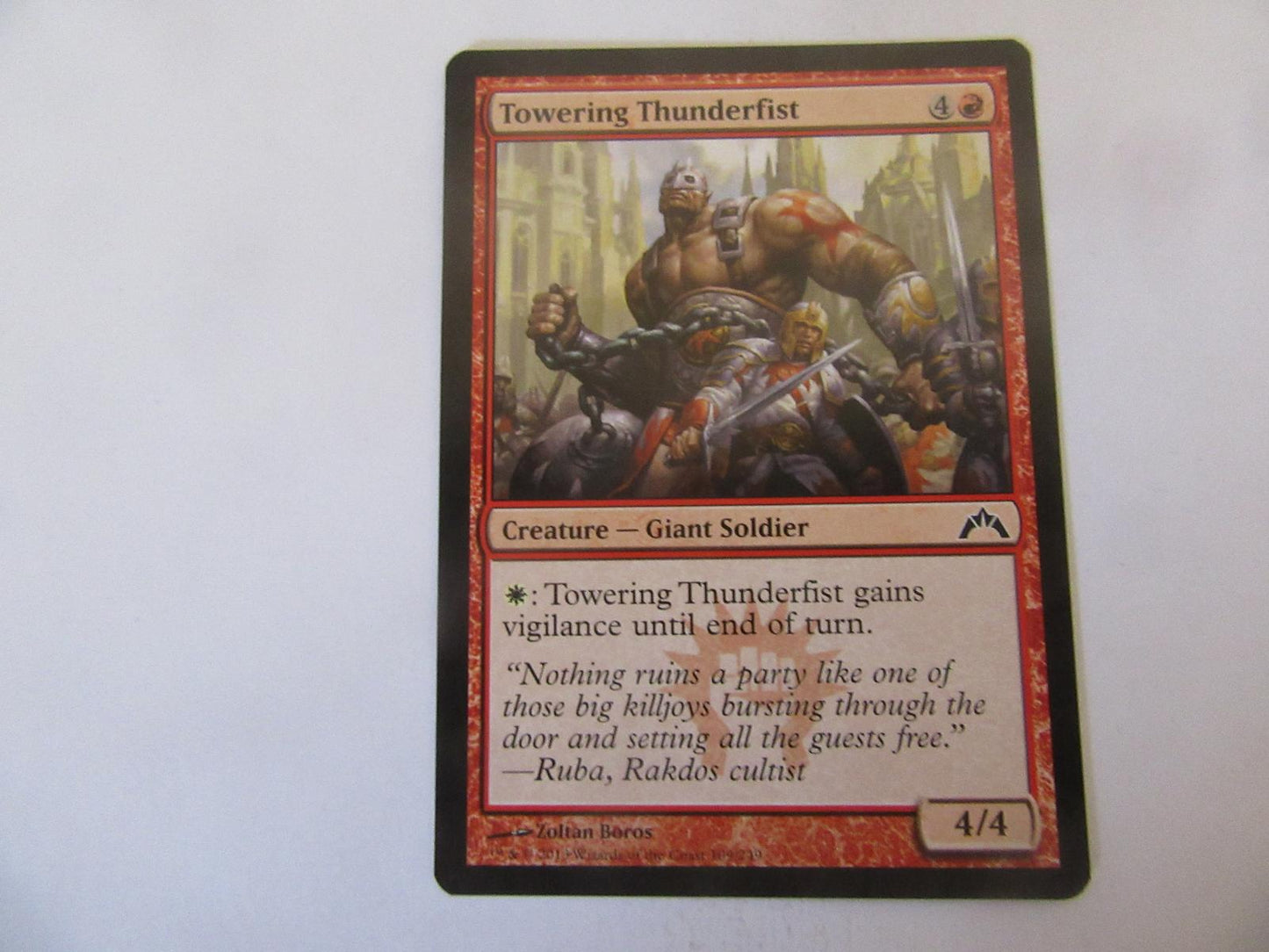 Towering Thunderfist 109 Gatecrash NM
