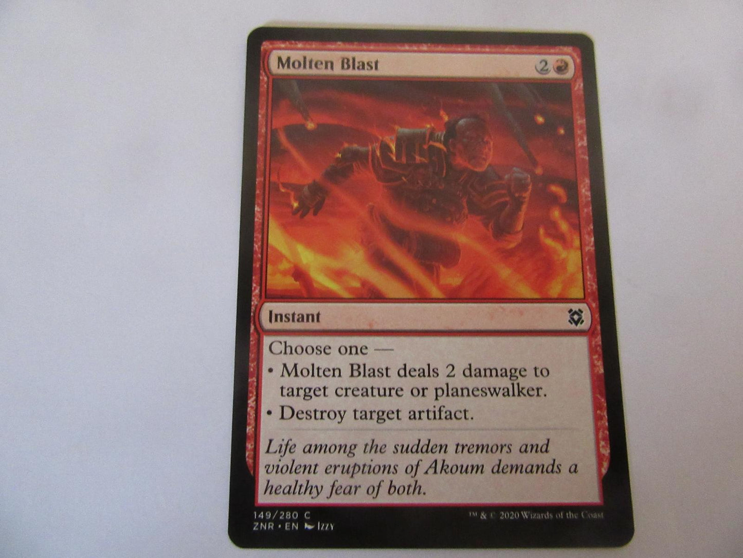 Molten Blast 149 Zendikar Rising NM